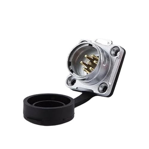 7-poliger Rundsteckverbinder Stecker Steckdose wasserdicht IP67 Metall von UIHMSWYAL