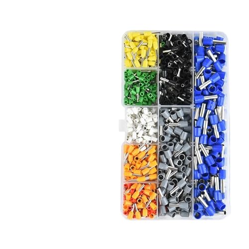 Aderendhülsen-Crimpwerkzeugsatz AWG23-7 Selbsteinstellender Ratschen-Crimpzangensatz mit 800-teiligen Aderendhülsen(800PCS) von UIHMSWYAL