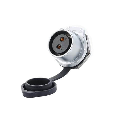 Industrieller wasserdichter IP68 2-poliger Kfz-AC-DC-Stromanschluss for den Außenbereich, Kabeladapter(Socket2) von UIHMSWYAL