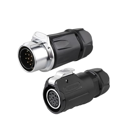 LP20 Wasserdichter IP68 Lötdraht Elektrischer Stoßverbinder Inline-Anschluss(14 Pin Female Set) von UIHMSWYAL