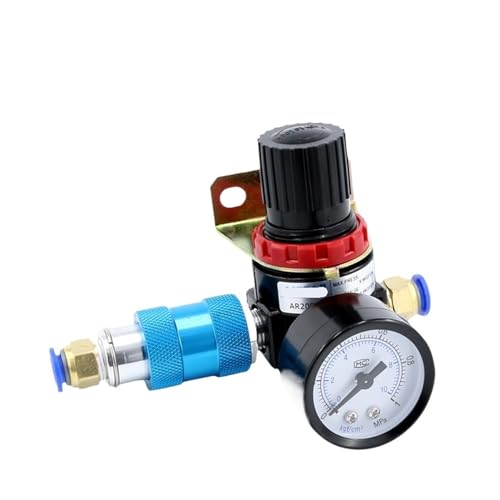 Luftkompressor Luftdruckreduzierventil Luftpumpe Gasdruckregelventil AR2000 einstellbar(AR2000 M-S-12mm) von UIHMSWYAL