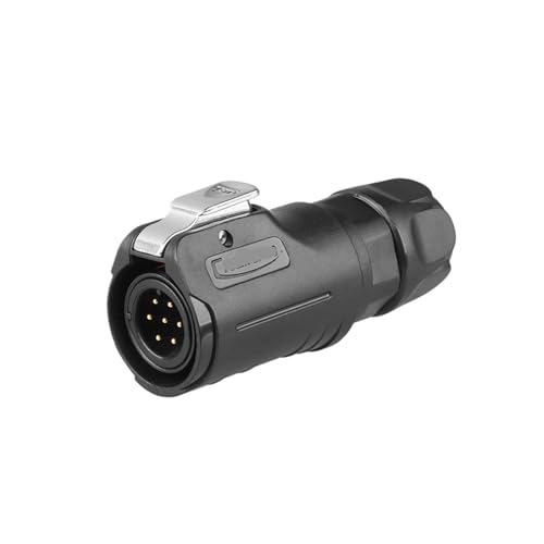 M12 2/3/4/5/6/7/8-poliger wasserdichter elektrischer Steckverbinder, männliche und weibliche Buchse, IP68-Steckverbinder(7 pins plug) von UIHMSWYAL