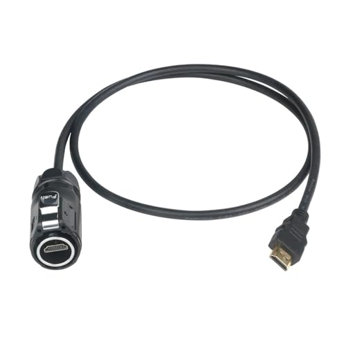 M24 HDMI2.0 Datenanschluss wasserdicht kompatibel mit 4K 3840 * 2160 HD Übertragungsadapter(Plug with 5m cable) von UIHMSWYAL