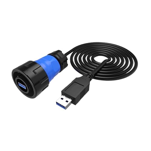 M24 U3.0 2.0 Anschlussbuchse Kabel wasserdicht Panel Kabelstecker IP68(Plug(1m)) von UIHMSWYAL