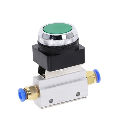 Mechanisches Ventil MOV-03B 1/8-Zoll-Gewinde, 2 Positionen, 3 Durchgänge, roter und grüner Flachknopf, sofortiges Pneumatikventil(4MM-01) von UIHMSWYAL