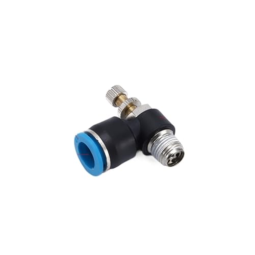 Pneumatischer Schnellanschluss SL Durchflussregelventil 1/8 Zoll 1/4 Zoll 3/8 Zoll 1/2 Zoll Regelventil Drosselschlauch 4 6 8 10 12 mm Luftanschluss(SL6-04) von UIHMSWYAL