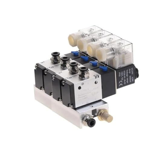 Pneumatisches Luftmagnetventil 2-Wege 3-Wege 4-Wege 5-Wege-Kombination 3V210-08 DC12V DC24V AC110V AC220V(2Way 3V210 w 4mm) von UIHMSWYAL