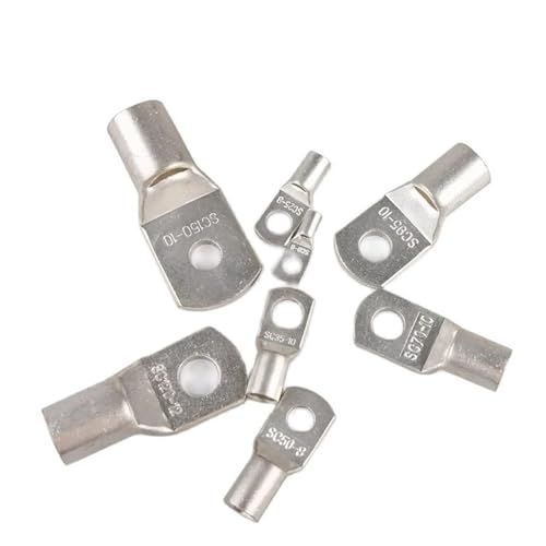 SC Blanker Ringkabelschuh, verzinnter Kupferrohrkabelschuh, versiegelter Batteriedraht-Anschlusskabel-Crimp SC16-6 SC25-6 SC35-6 SC50-8(SC-10-6) von UIHMSWYAL