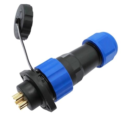 SP20 wasserdichter Stecker 2-Loch Flanschdose 9/12/14Pin IP68 Kabelstecker(9 pin) von UIHMSWYAL