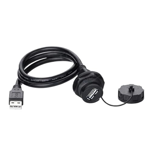 U 2.0 Typ A Panel-Durchgangsstecker Buchse mit 40 Zoll Kabel Wasserdicht IP67 von UIHMSWYAL