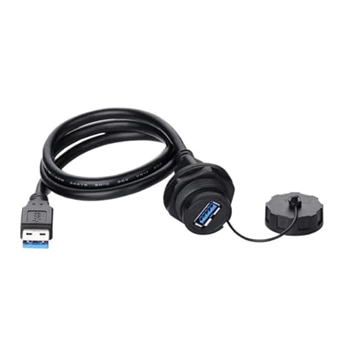 U 3.0 Typ A Panel Mount Connector Buchse mit 40 Zoll Kabel Wasserdicht IP67 von UIHMSWYAL