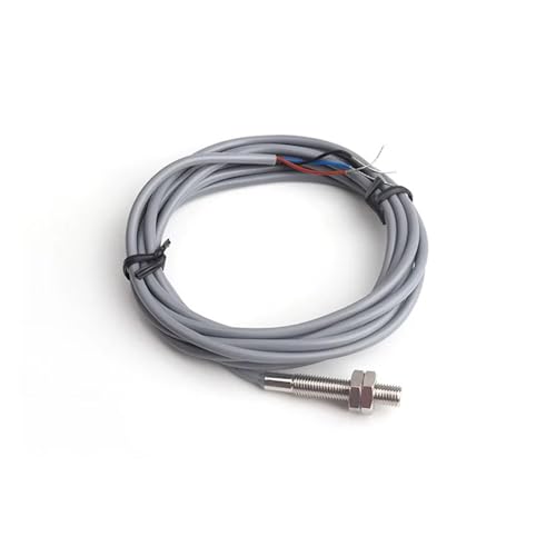 UIHMSWYAL 1 Stück Miniatur-Metall-Induktions-Näherungsschalter M3/M4/M5/M6 3-Draht-Näherungssensor mit 2 m Kabel Φ3/4/6/6,5 PNP NPN NO NC(M6,PNP NC) von UIHMSWYAL