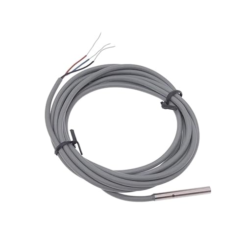 UIHMSWYAL 1 Stück Miniatur-Metall-Induktions-Näherungsschalter M3/M4/M5/M6 3-Draht-Näherungssensor mit 2 m Kabel Φ3/4/6/6,5 PNP NPN NO NC(O6,PNP NO) von UIHMSWYAL