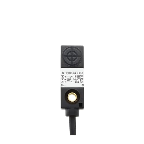 UIHMSWYAL 3 mm Kleiner quadratischer Metallerkennungsschalter DC 3-Draht induktiver Näherungssensor TL-W3(TL-W3MC1) von UIHMSWYAL