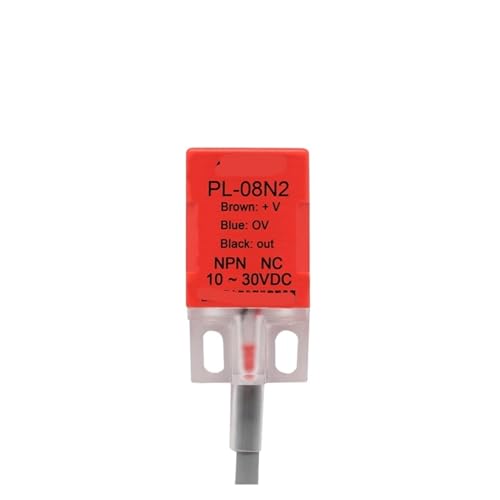 UIHMSWYAL 3D-Drucker DIY PL-05/08 Serie Quadratischer Induktions-Näherungssensorschalter Detektor Bettniveausonde NPN NC DC 10-30V(PL-08N2) von UIHMSWYAL