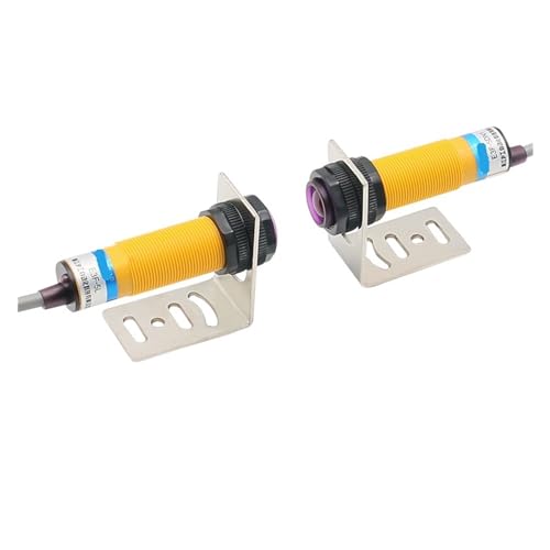 UIHMSWYAL Laser-Durchgangs-Lichtschrankensensor der Serie E3F-5D mit Halterungserkennungsbereich 5 m PNP NO NC NPN(E3F-5DY2-5LY,Cable Length 2.2m) von UIHMSWYAL