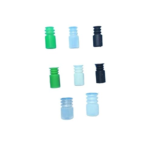 Vakuum saugnapf pneumatische motor manuelle zubehör drei-schicht kleine saugnapf material BT-5/7/9(BT5 green X50PCS) von UIHMSWYAL