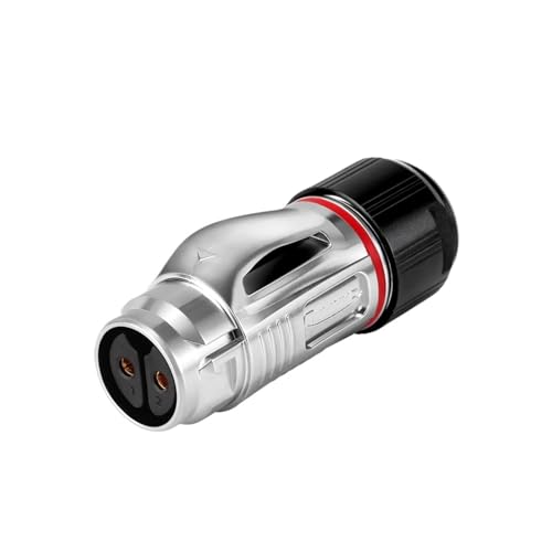 Wasserdichter industrieller M20-Metalldraht-Verbindungsstück 7 9 12 14 Pin Socket Panel Mount(Female Plug,5P) von UIHMSWYAL