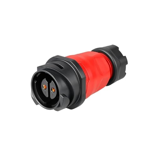 YM24 Wasserdichter IP68 Industrie-Stromanschlussstecker Stecker Buchse PBT Kunststoff(Socket C ONLY,2P) von UIHMSWYAL