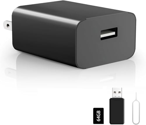 UIKOP 64GB Mini Kameras 1080P Tragbare Kleine Videokamera USB Mini Überwachungskamera mit Infrarot Nachtsicht/Bewegungsmelder von UIKOP