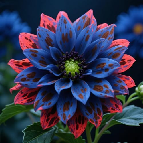 (Dahlienzwiebeln) Dahlien zum Anpflanzen,Blütendurchmesser 30 cm,winterharte mehrjährige,selektiert, leicht zu züchten, schön für den Garten，-6Rhizome-C von UIODERDC