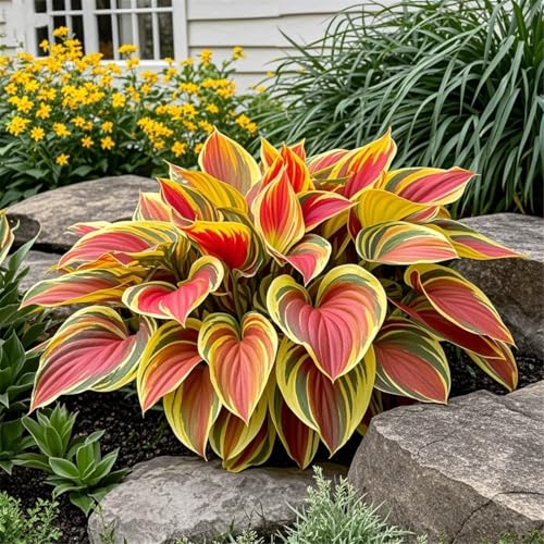 Hosta zum Anpflanzen,winterharte mehrjährigedie sich zum Anpflanzen eignet und eine wunderschöne Gartendekoration darstellt.(Hostazwiebeln)-15Rhizome-G von UIODERDC