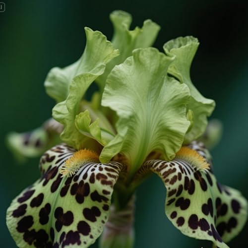 Iris-Rhizome zum Anpflanzen/winterharte mehrjährige,ausgewählte/große Bart-Schwertlilien, seltene Farben, überraschende Gartendekoration-8Rhizome-G von UIODERDC