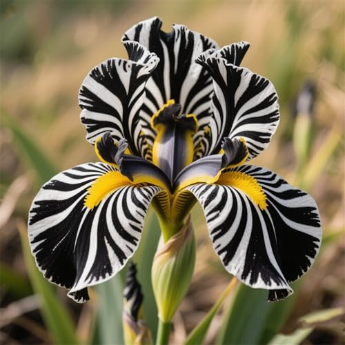 Iris-zum Anpflanzen&winterharte mehrjährige/ausgewählte/große Bart-Schwertlilien,seltene Farben,überraschende Gartendekoration(Iriszwiebeln)-10Rhizome-A von UIODERDC