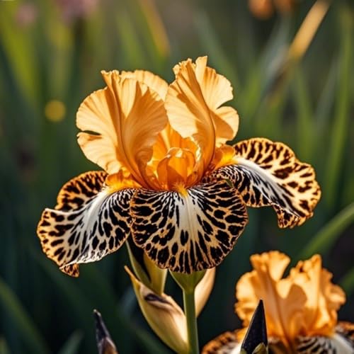 Iris zwiebeln/winterharte mehrjährige Schwertlilien/ausgewählte Zwiebeln/große Bart-Schwertlilien, seltene Farben, überraschende Gartendekoration-4zwiebeln-F Iris zwiebeln/winterharte mehrjährige Schwertlilien/ausgewählte Zwiebeln/große Bart-Schwertlilien, seltene Farben, überraschende Gartendekoration-4zwiebeln-F von UIODERDC