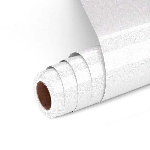 Plotterfolie Textil Glitzer Buntes Weiß, Flexfolie Plotter Textil 30.5x185cm Transferfolie Plotter Flexfolie für Cricut und Silhouette Cameo, Heat Transfer Viny Plotterfolie für Kleidung Plotterfolie Textil Glitzer Buntes Weiß, Flexfolie Plotter Textil 30.5x185cm Transferfolie Plotter Flexfolie für Cricut und Silhouette Cameo, Heat Transfer Viny Plotterfolie für Kleidung von UIOK