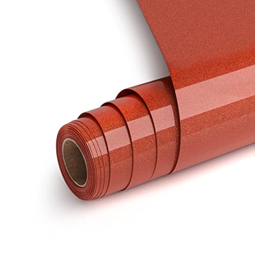 Plotterfolie Textil Glitzer Rot, Flexfolie Plotter Textil 30.5x182cm Transferfolie Plotter Flexfolie für Cricut und Silhouette Cameo,Rot Heat Transfer Viny Plotterfolie für Kleidung, Mützen Plotterfolie Textil Glitzer Rot, Flexfolie Plotter Textil 30.5x182cm Transferfolie Plotter Flexfolie für Cricut und Silhouette Cameo,Rot Heat Transfer Viny Plotterfolie für Kleidung, Mützen von UIOK
