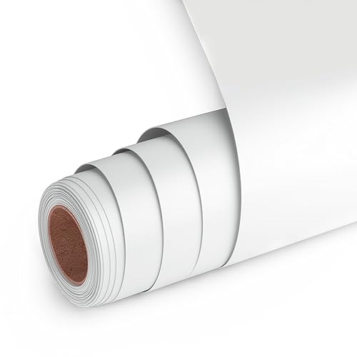UIOK Vinylfolie Plotter Matt Hellgrau Plotterfolie Vinyl, 30,5 cm x 457,5 cm Plotterfolie Selbstklebend Permanentes Plotterfolie Rollen Selbstklebend für Cricut, Scrapbooking von UIOK