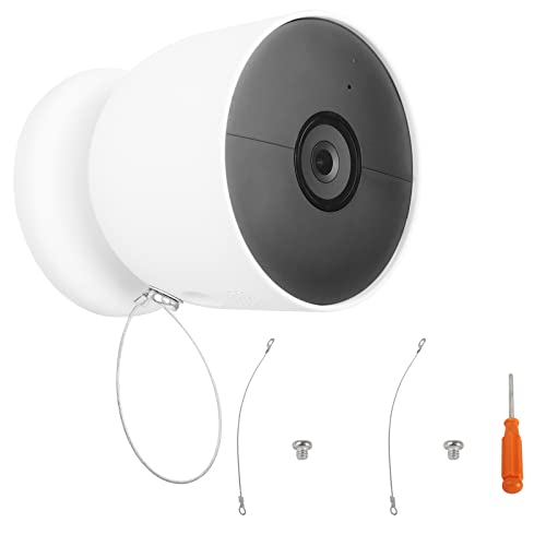 UIQELYS Diebstahlsicherungskette,kompatibel mit Google Nest Cam (Akku),Arlo Ultra-4K UHD,Arlo Pro 3&Pro 4,Arlo Ultra 2,Anti-Drop-Ketten-Diebstahlsicher,verhindert Herunterfallen,20 cm(2 Packungen) von UIQELYS