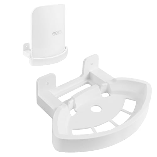 UIQELYS Wall Mount Bracket for eero Max 7 WiFi, Stability ABS Holder Stand, Easy Installation, Cable Management No Messy Wires, Space Saving von UIQELYS