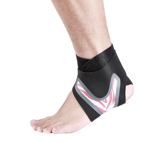UIRPK Neuleben Foot Wrap,Restore - Plantar Fasciitis Foot Wrap,Plantar Fasciitis Bandage,Ankle Bandage Football (XL(EU:45-48),Red2-3pair) von UIRPK