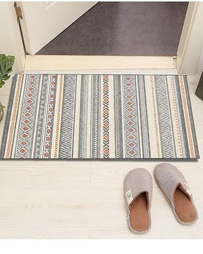 UISBOODR Läufer Flur Küche Teppich rutschfest Waschbar Vintage Teppichmatten Korridor Polyester Wohnzimmer Schlafzimmer 40-120cm Breit, Anpassbare Größe UISBOODR Läufer Flur Küche Teppich rutschfest Waschbar Vintage Teppichmatten Korridor Polyester Wohnzimmer Schlafzimmer 40-120cm Breit, Anpassbare Größe von UISBOODR