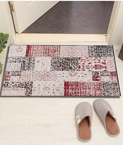 UISBOODR Teppich läufer Flur rutschfest Läufer Küchenteppich Vintage Waschbar Meterware Schlafzimmer Korridor Teppich Lang, Länge Anpassbare, 40-120cm Breit UISBOODR Teppich läufer Flur rutschfest Läufer Küchenteppich Vintage Waschbar Meterware Schlafzimmer Korridor Teppich Lang, Länge Anpassbare, 40-120cm Breit von UISBOODR