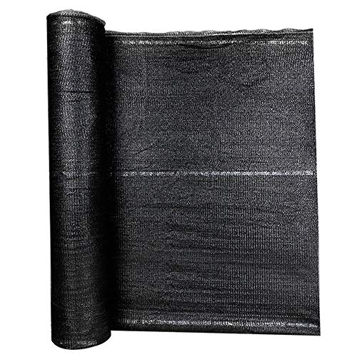 UISEBRT 1,5x10m Zaunblende Sichtschutz Tennisblende Anthrazit HDPE 150 g/m² Sonnenschutz Windschutz mit Kabelbinder für Garten, Sportplatz, Maschendrahtzaun (1,5x10m, Anthrazit) von UISEBRT