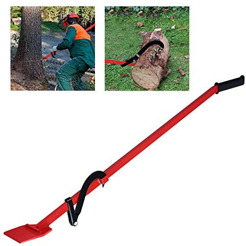 UISEBRT 130cm Fällheber Stammwender zum Baumfällen - Fällhilfe aus hochfestem Stahl - mit Wendehaken & Gummi Handgriff - Belastung max 250kg - Stammheber Handhebehaken Wendehilfe UISEBRT 130cm Fällheber Stammwender zum Baumfällen - Fällhilfe aus hochfestem Stahl - mit Wendehaken & Gummi Handgriff - Belastung max 250kg - Stammheber Handhebehaken Wendehilfe von UISEBRT