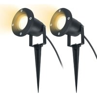 UISEBRT 2 x 3W LED Gartenstrahler mit Erdspieß, Gartenleuchten Warmweiß Wasserdicht IP65 für den Außenbereich Garten Teich Landschaft mit ohne UISEBRT 2 x 3W LED Gartenstrahler mit Erdspieß, Gartenleuchten Warmweiß Wasserdicht IP65 für den Außenbereich Garten Teich Landschaft mit ohne von UISEBRT