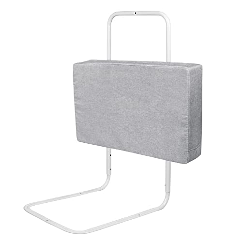 UISEBRT Bettgitter 50cm Rausfallschutz Bett, Bettschutzgitter für Kinder 5-Loch Höhenverstellbar Kinderbettgitter Sicherheitsschutz für Kleinkinder, Babys und Kinder, Grau von UISEBRT