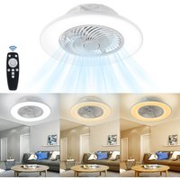 UISEBRT Deckenventilator mit Beleuchtung Moderne LED Deckenleuchte Dimmbar Deckenlampe mit Ventilator & Fernbedienung Lüfterlicht 36W für Wohnzimmer UISEBRT Deckenventilator mit Beleuchtung Moderne LED Deckenleuchte Dimmbar Deckenlampe mit Ventilator & Fernbedienung Lüfterlicht 36W für Wohnzimmer von UISEBRT