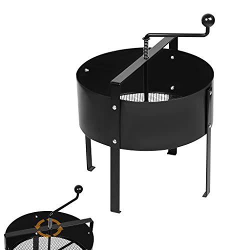 UISEBRT Gartensieb Erde Bodensieb Handkurbelsieb Kompostsieb Ø40 cm Sieb aus Metall für Erde Steine Kompost Unkraut Sand, Schwarz UISEBRT Gartensieb Erde Bodensieb Handkurbelsieb Kompostsieb Ø40 cm Sieb aus Metall für Erde Steine Kompost Unkraut Sand, Schwarz von UISEBRT