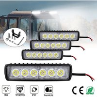 UISEBRT LED Arbeitsscheinwerfer 12V/24V Zusatzscheinwerfer Auto Offroad Flutlicht Arbeitslicht Aluminium Druckguss IP67 für Traktor SUV UTV ATV (2/4 UISEBRT LED Arbeitsscheinwerfer 12V/24V Zusatzscheinwerfer Auto Offroad Flutlicht Arbeitslicht Aluminium Druckguss IP67 für Traktor SUV UTV ATV (2/4 von UISEBRT