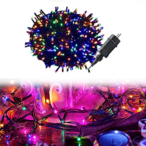 UISEBRT LED Lichterkette Außen 50M 500Led, Lichterkette Bunt Weihnachtsbeleuchtung für Außen und Innen mit 8 Modi IP44 Wasserdicht Dekoration für Weihnachtsbaum Garten Hochzeit Weihnachten Party UISEBRT LED Lichterkette Außen 50M 500Led, Lichterkette Bunt Weihnachtsbeleuchtung für Außen und Innen mit 8 Modi IP44 Wasserdicht Dekoration für Weihnachtsbaum Garten Hochzeit Weihnachten Party von UISEBRT