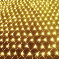 UISEBRT LED Lichternetz Lichterkette 3 x 2m Warmweiss Innen und Aussen Dekoration fuer Weihnachten Hochzeit Party, mit 8 Leuchtmodi (3 x 2m, UISEBRT LED Lichternetz Lichterkette 3 x 2m Warmweiss Innen und Aussen Dekoration fuer Weihnachten Hochzeit Party, mit 8 Leuchtmodi (3 x 2m, von UISEBRT