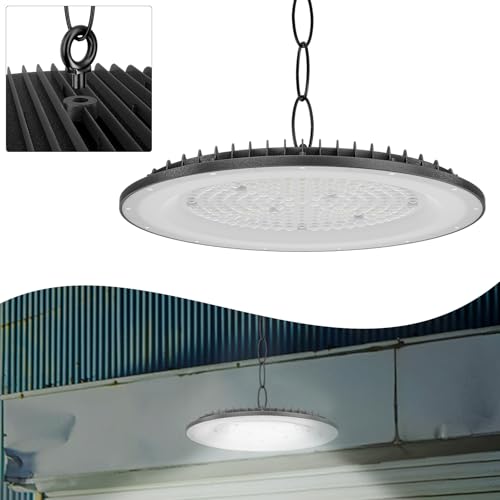 UISEBRT LED UFO Hallenstrahler 300W LED Deckenstrahler 6000K-6500K Kaltweiß High Bay Light LED Werkstattlampe IP65 Wasserdichte für Fabriken Garage Lagerhause UISEBRT LED UFO Hallenstrahler 300W LED Deckenstrahler 6000K-6500K Kaltweiß High Bay Light LED Werkstattlampe IP65 Wasserdichte für Fabriken Garage Lagerhause von UISEBRT