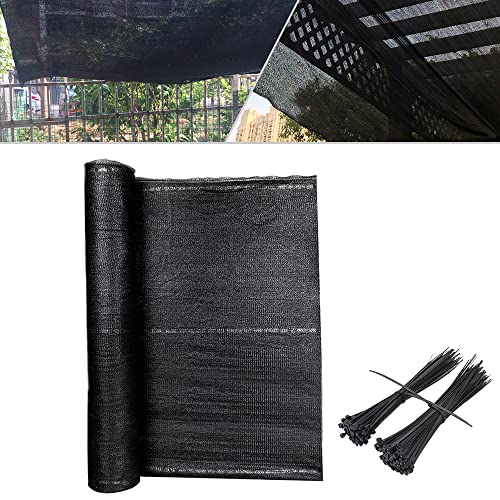 UISEBRT Zaunblende Tennisblende Sichtschutz aus 150 g/m² HDPE Gewebe Netz Schattiernetz Windschutz Sonnenschutz mit Kabelbinder, 1,2 x 10m, Anthrazit UISEBRT Zaunblende Tennisblende Sichtschutz aus 150 g/m² HDPE Gewebe Netz Schattiernetz Windschutz Sonnenschutz mit Kabelbinder, 1,2 x 10m, Anthrazit von UISEBRT