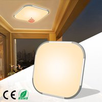 24W led Deckenleuchte Warmweiß Radar Sensor mit Bewegungsmelder - Moderne Deckenlampe Ultraslim led Panel Küche Wohnzimmer Schlafzimmer Wandlampe von UISEBRT