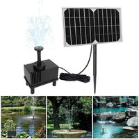 5W Springbrunnen Solarpumpe Wasserspiel Fontaene Solar Pumpe Teichpumpe fuer Garten,Vogel-Bad,Teich,Fisch-Behaelter (5W) - Uisebrt von UISEBRT